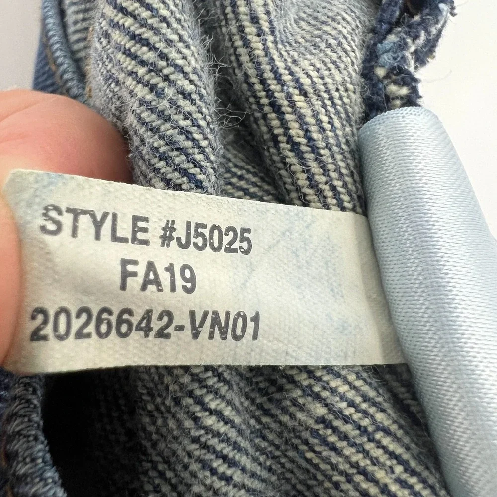 J.Crew 484 Slim Fit Jean Size 28x30 Stretch Dark Worn in Japanese‎ Denim J5025